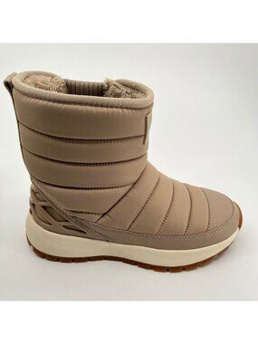 Kizik Juno Mid Womens Size 7D Taupe Gum Outdoor Hands Free Winter Snow Boots